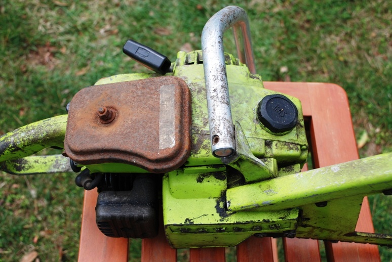 Vintage Poulan Chainsaw With Bow Saw Bar And Chain Ebay